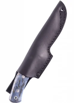 Feststehendes Messer Swedish Forest, Stabil. Maserbirke, Blau