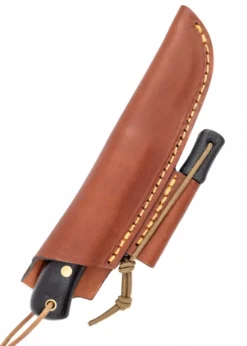 Feststehendes Messer Woodsman, Mooreiche, mit Feuerstahl, Casström