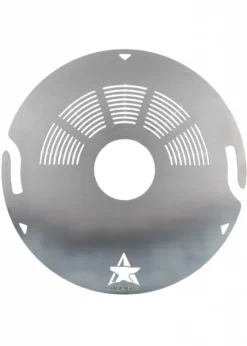 Feuerplatte/Grillplatte für Feuertonne, Ø 80 cm, Stahl