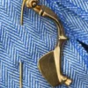 Fibel aus Messing, ca. 6,4 x 2,5 cm