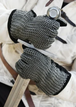 Fingerhandschuhe mit Kettengeflecht, ID6mm, unbehandelt