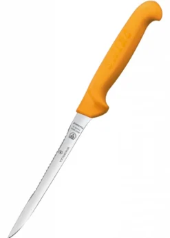 Fischfiletiermesser, schmaler Griff mit Entschupper
