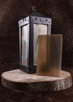 Flache Hornplatte, ca. 12 x 7 cm