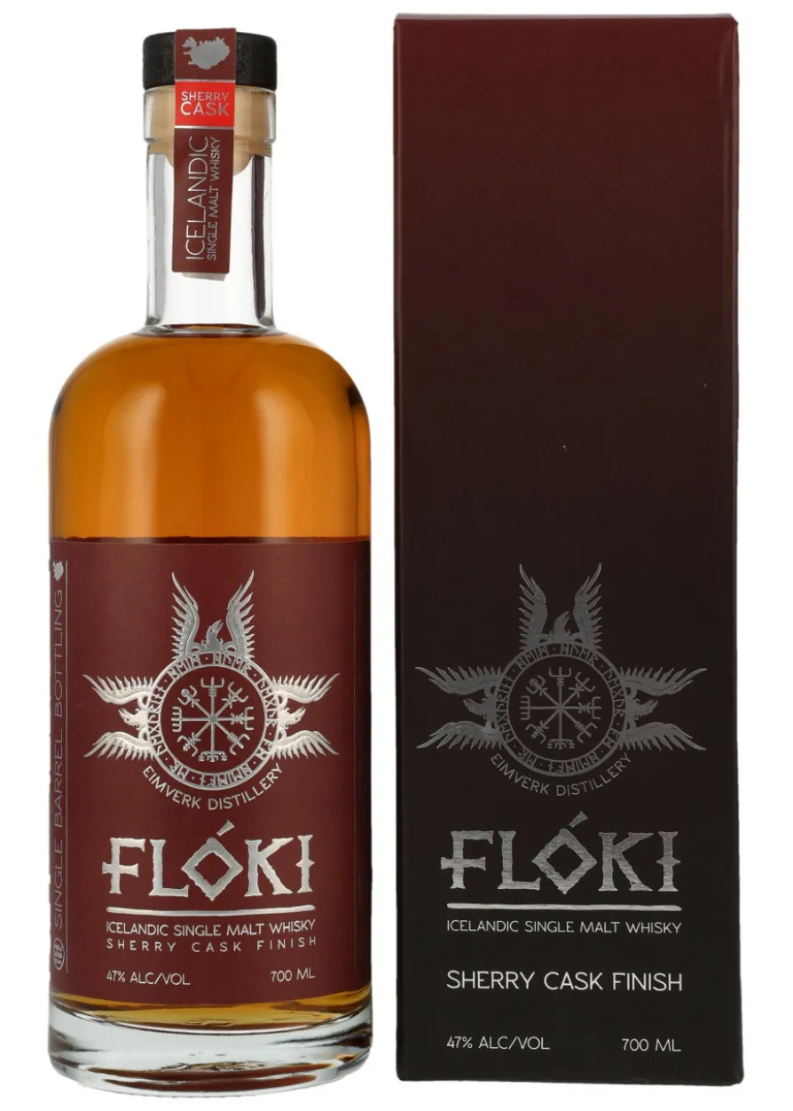 Flóki Single Malt Whisky Oloroso Sherry Cask Finish, 47% Vol., 0,7l