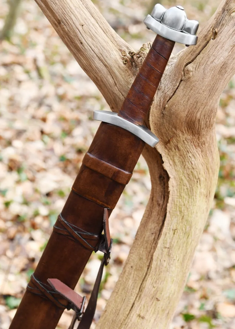 Frühes Wikingerschwert Godfred mit Scheide, Schaukampf SK-B
