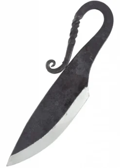 Frühmittelalter-Messer mit Lederscheide
