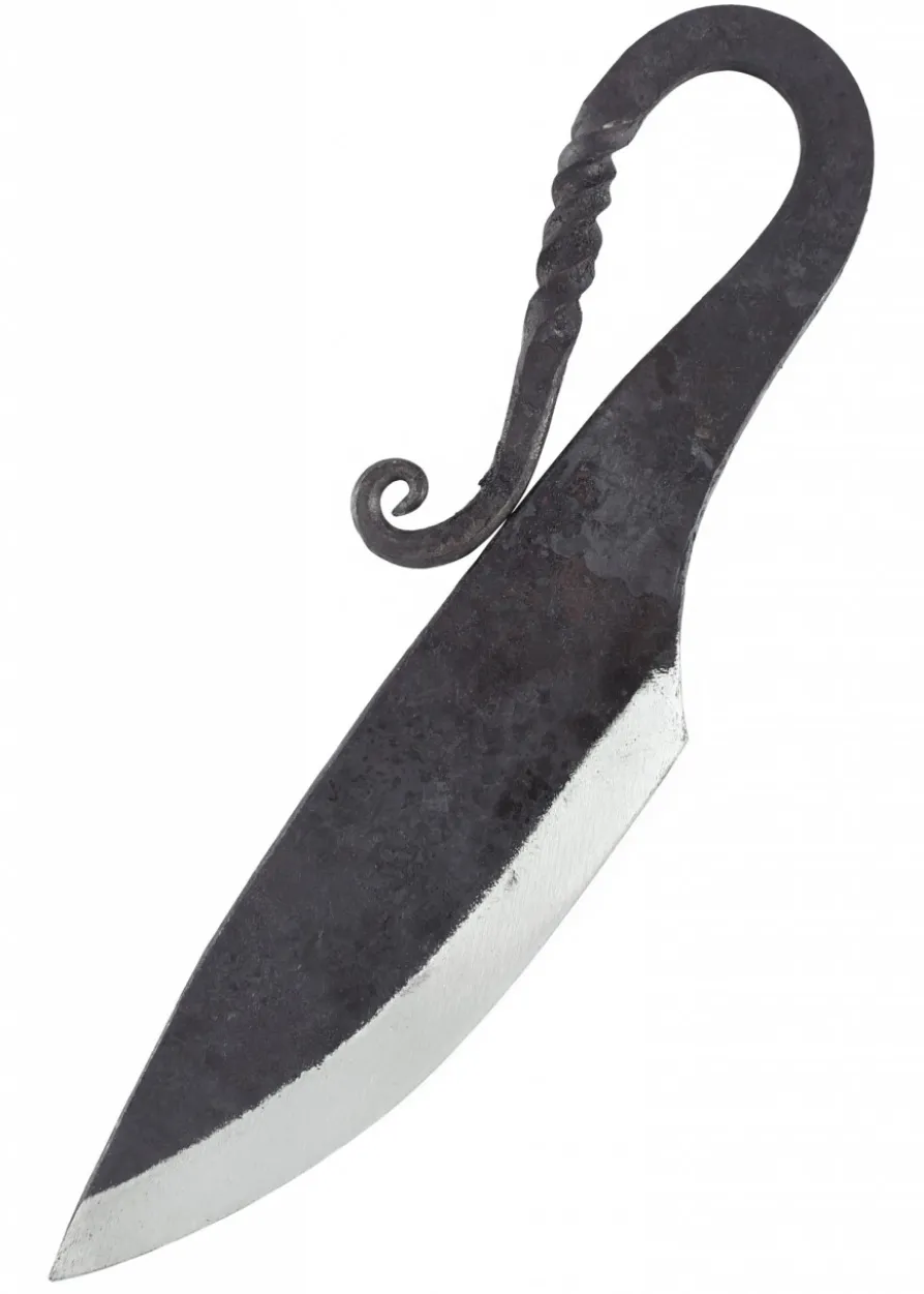 Frühmittelalter-Messer mit Lederscheide