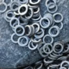 FRM/FWM 1kg Paket lose flache Kettenringe, gestanzt, ID8mm