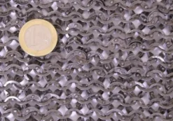 FRR Kettenbeinlinge, Flachringe voll vernietet mit Rundnieten, 8mm ID