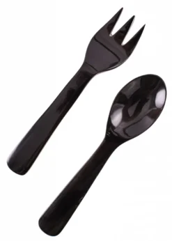 Gabel und Löffel aus Horn