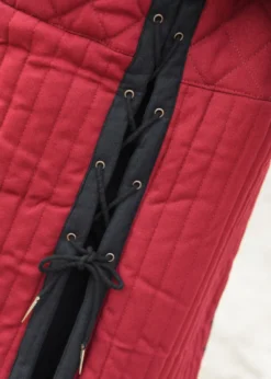 Gambeson mit abnehmbaren Ärmeln, weinrot - schwarz