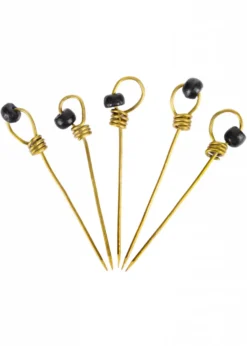 Gebendenadeln mit Perle, 5er Set