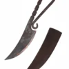 Gebrauchsmesser mit Lederscheide