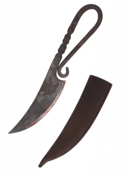Gebrauchsmesser mit Lederscheide