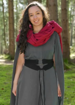 Gedoppelter Gürtel, schwarz