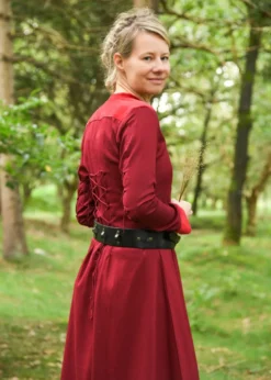 Geknoteter Mittelalter Gürtel aus Leder, schwarz