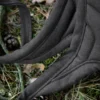 Gepolsterte Bundhaube, schwarz