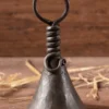 Geschmiedete Klingel aus Eisen, ca. 12 cm hoch