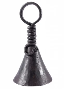 Geschmiedete Klingel aus Eisen, ca. 12 cm hoch