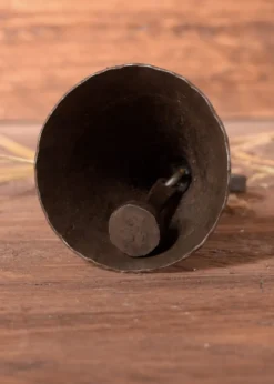 Geschmiedete Klingel aus Eisen, ca. 12 cm hoch