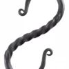 Geschmiedeter S-Haken, ca. 10 cm, tordiert