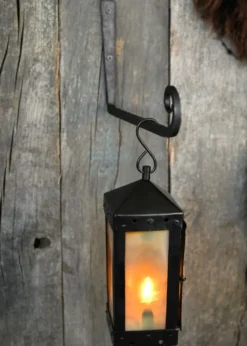 Geschmiedeter Wandhaken, Laternen-Halter