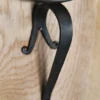 Geschmiedeter Wandleuchter aus Stahl