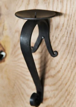 Geschmiedeter Wandleuchter aus Stahl
