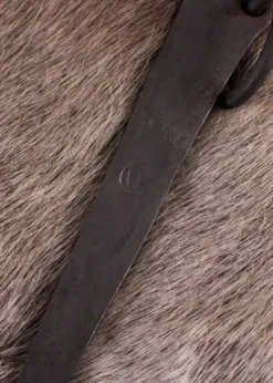 Geschmiedeter Zelthering mit Ring, Stahl, ca. 28 cm