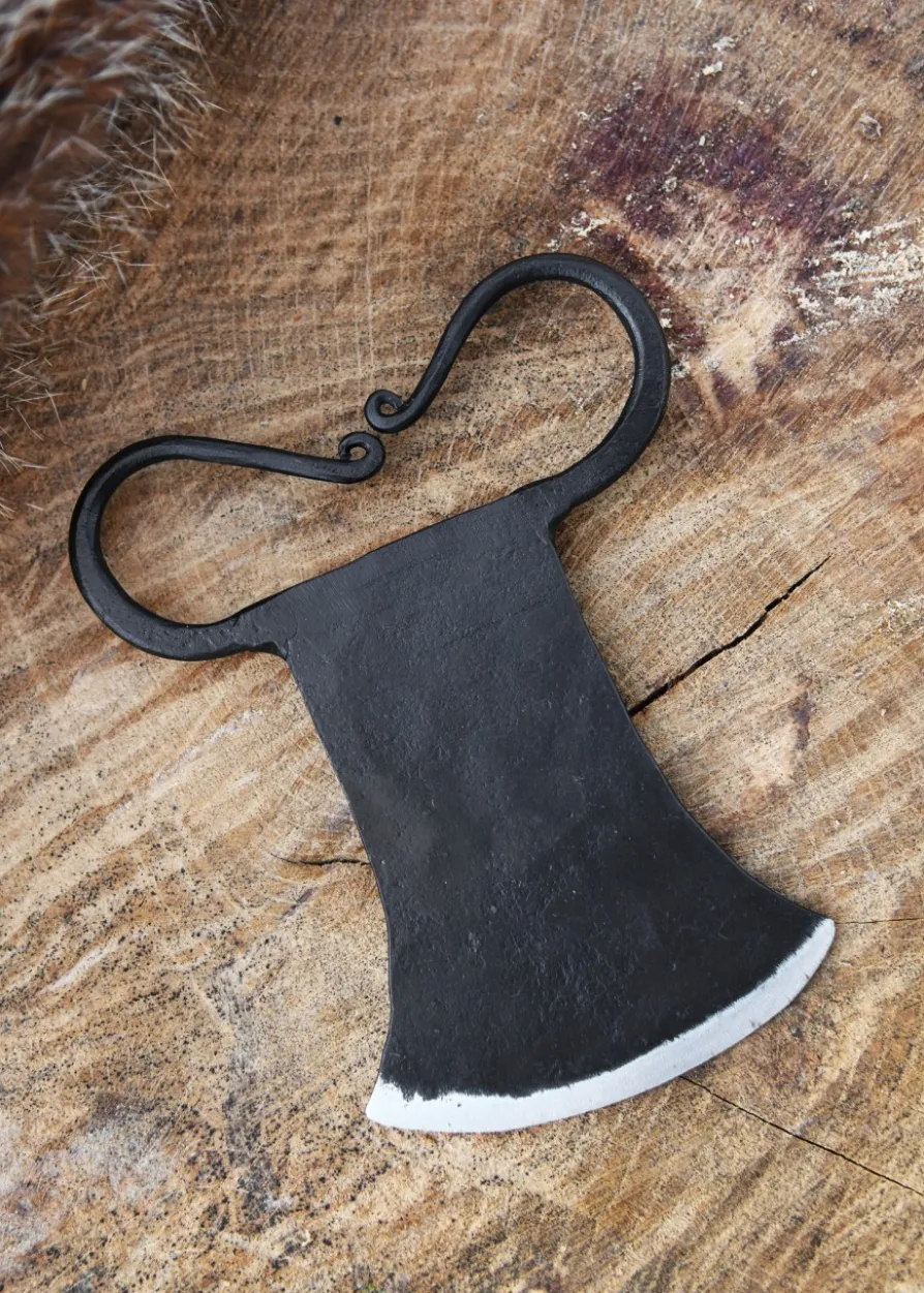 Geschmiedetes Hackmesser, Wiegemesser, groß