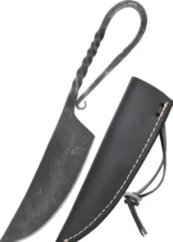 Geschmiedetes Mittelaltermesser, ca. 21 cm