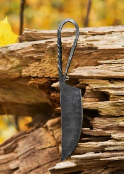 Geschmiedetes Mittelaltermesser, ca. 21 cm