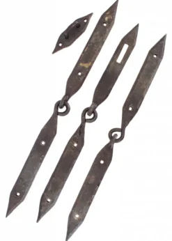 Geschmiedete Wikinger-Truhenbeschläge, Komplettset