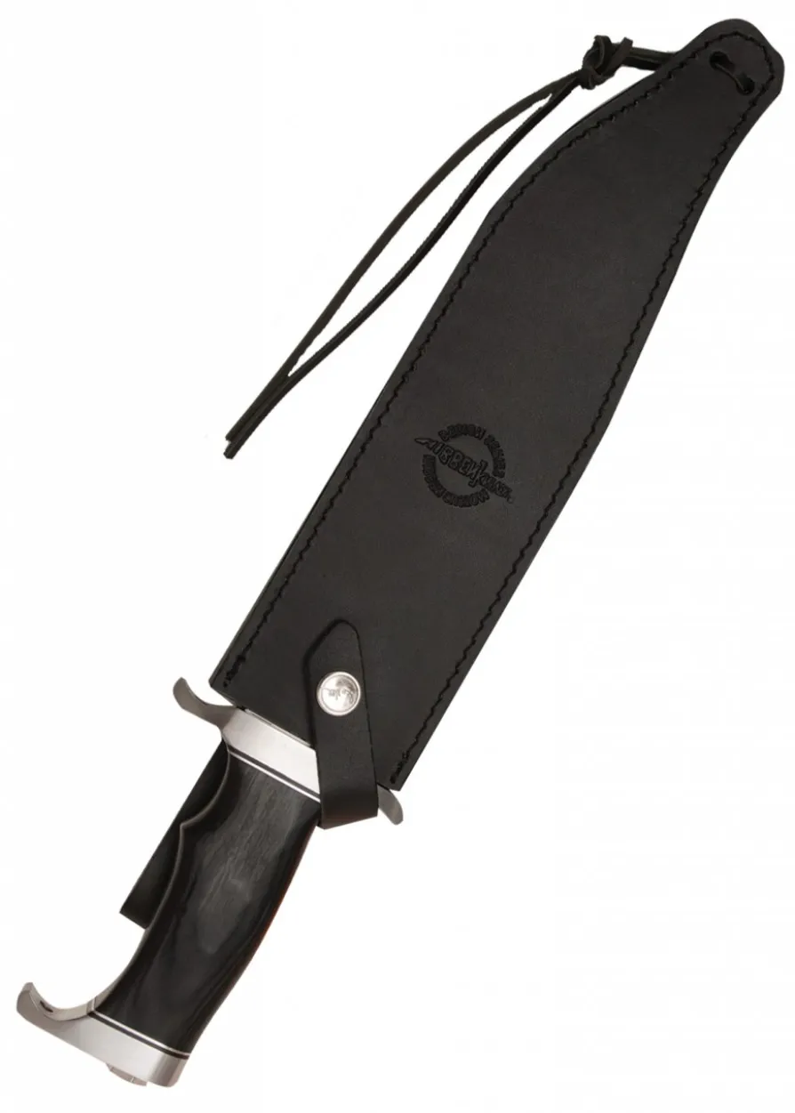 Gil Hibben - Survivor, Survival-Bowiemesser mit Scheide