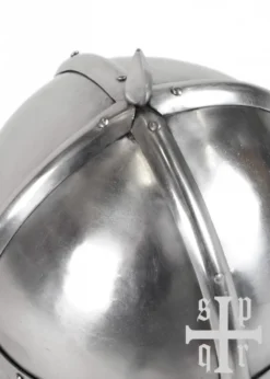 Gjermundbu-Helm, Wikinger Brillenhelm mit Kettenbrünne, 1,6 mm Stahl