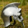 Gladiatoren Helm Maximus aus Stahl, ohne Dornen