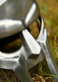 Gladiatoren Helm Maximus aus Stahl, ohne Dornen