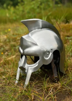 Gladiatoren Helm Maximus aus Stahl, ohne Dornen