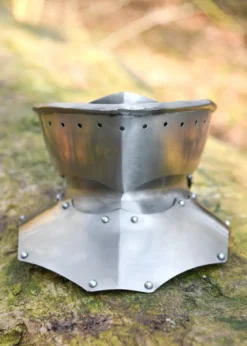 Gotische Halsberge, 1,2 mm Stahl