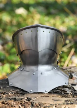 Gotische Halsberge, 1,2 mm Stahl
