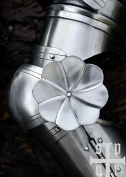 Gotisches Armzeug, 16. Jh., 1,6 mm Stahl, Paar