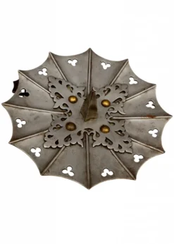 Gotische Schwebescheiben aus dem späten 15. Jh., 1,6 mm Stahl, Paar