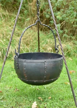 Großer vernieteter Lagertopf, ca. 21 Liter
