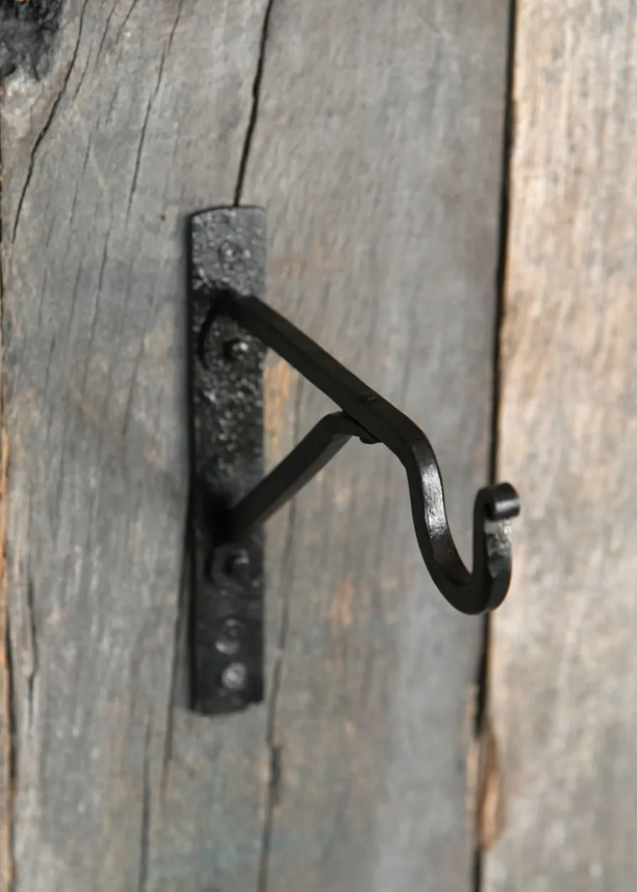 Großer Wandhaken, handgeschmiedet