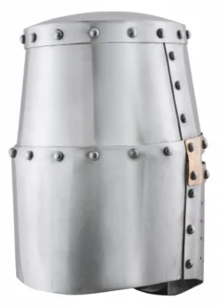 Grosser Topfhelm, 14. Jh., 1,6 mm Stahl