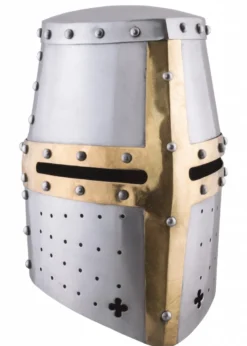 Grosser Topfhelm, 14. Jh., 1,6 mm Stahl