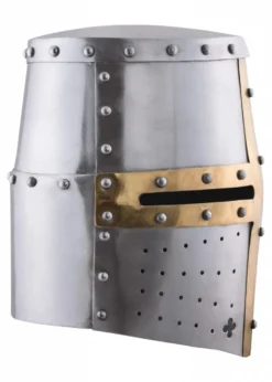 Grosser Topfhelm, 14. Jh., 1,6 mm Stahl