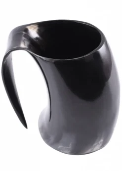 Grosser Trinkbecher / Bierkrug aus Horn