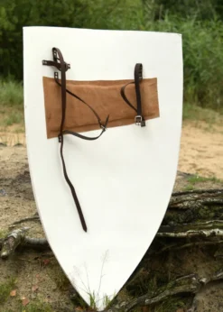 Grosser Wappenschild aus Holz, Rohling zum Bemalen