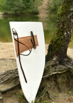 Grosser Wappenschild aus Holz, Rohling zum Bemalen